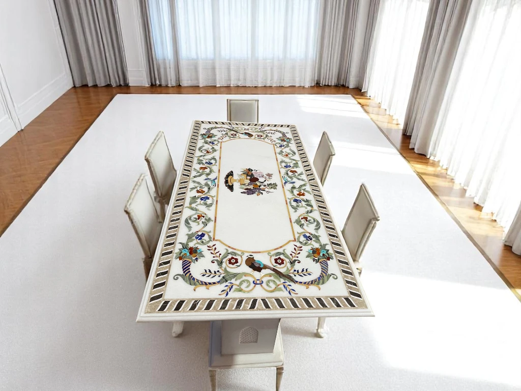 Bespoke Marble Dining Table Bases – Unique & Personalized Design